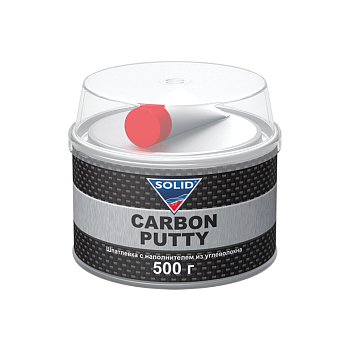Шпатлевка наполнительная SOLID PROFESSIONAL LINE CARBON PUTTY - (500гр) с карбоновой нитью